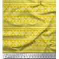 thumbnail image 1 of Soimoi Cotton Duck Fabric Aztec African Print Fabric by the Yard 56 Inch Wide, 1 of 3