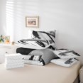 thumbnail image 4 of YST Black Grey 7 Piece Comforter Set, Brush Strokes Oil Painting, Full Size, Gradient Abstract Design, 4 of 4