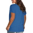 thumbnail image 3 of DPTALR T-shirt à Manches Courtes Ample Uni pour Femmes, 3 of 4