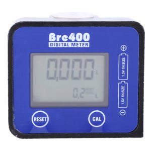 Meter, Aluminum Alloy 1/2" Blue Digital  Meter, Engine Oil Kerosene For Diesel Gasoline
