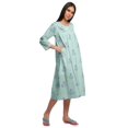 thumbnail image 3 of Moomaya Chemise de Nuit d'Allaitement en Coton Imprimée pour Femmes, 3 of 6
