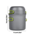 thumbnail image 4 of Vaidha Camping Set Of Pots And Pans Scratch And Heat Portable Cookware Nonstick Set Of Pots And Pans 2pcs Set, 4 of 7