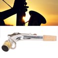 thumbnail image 3 of Alto Saxophone Neck, Sax Neck Part Bend Metal Cork Instrument Accessory  Sound Quality  for Performance, 3 of 8