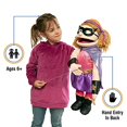 thumbnail image 2 of 25" Superhero, Peach Girl, Full Body, Ventriloquist Style Puppet, 2 of 5