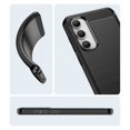 thumbnail image 2 of PANDACO Navy Brushed Metal Case for Samsung Galaxy S23 FE, 2 of 3