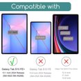 thumbnail image 2 of XCRS [2 Pack] Tempered Glass Screen Protector for Samsung Galaxy Tab S10 FE+ Plus SM-X620 Tablet, Case Friendly & Bubble Free, 2 of 6