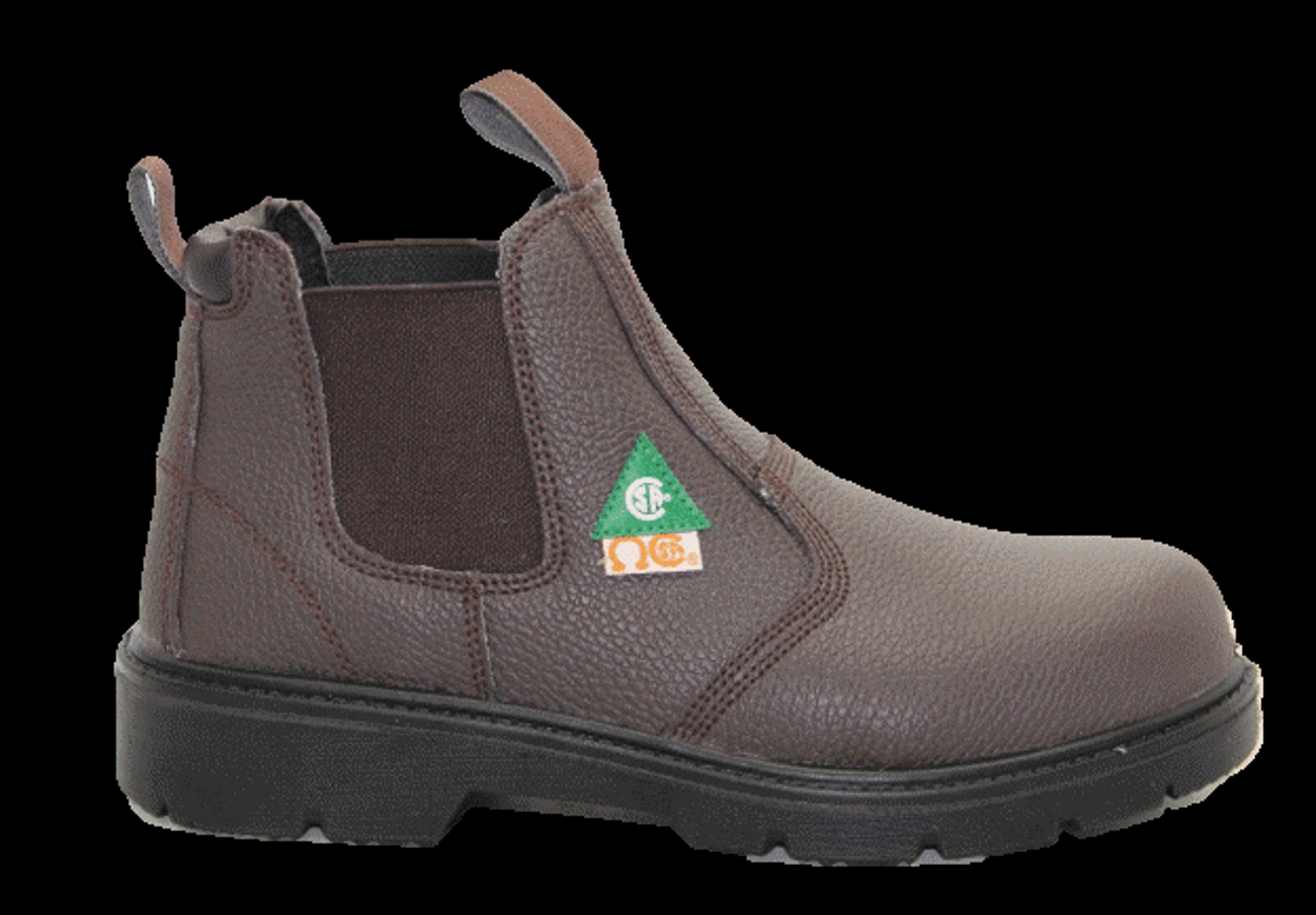 CSA approved, Unisex, Leather, Dual Standard Dolphin Safety Shoes, Work Boots, Construction Boots