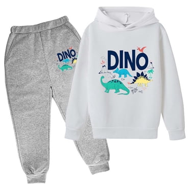 PMVFHDE Boys School Outfits Autumn And Winter Children's Hoodie Pullover Set Popular Printed Hoodie Set On Underwear Casual Cute Printed Long Sleeve Red,11-12 Years