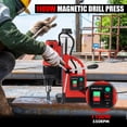 thumbnail image 3 of AKDSteel Powerful Magnetic Drill Press, Portable Electric Drilling Machine For Metal Surfaces, Suitable For Industrial And Home Use, 3 of 7