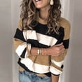thumbnail image 1 of RKSTN Chandails pour Femmes Bouton Manches Longues Tricot Chandail Molletonné Chandail Hauts Blouse Chemise Col Roulé Chandail Assorti Chandails d'Automne, 1 of 8