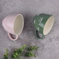 thumbnail image 5 of Holiday Time Maison De Noel Collection 15 Oz Stoneware Mug - Bow Mugs Pink, 5 of 5