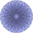 thumbnail image 1 of Ahgly Company Tapis de Zone Rond d'Intérieur Lavable à la Machine, Style Transitionnel, Bleu Ardoise, 3 Pieds Rond, 1 of 7