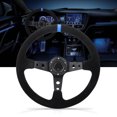 thumbnail image 3 of 35cm/14inch 6- Auto Car Steering Wheel Cover,Fashionable Steering Wheel Universal Aluminum Steering Wheel Frame Auto Car Racing Steering Wheel With Horn, 3 of 8