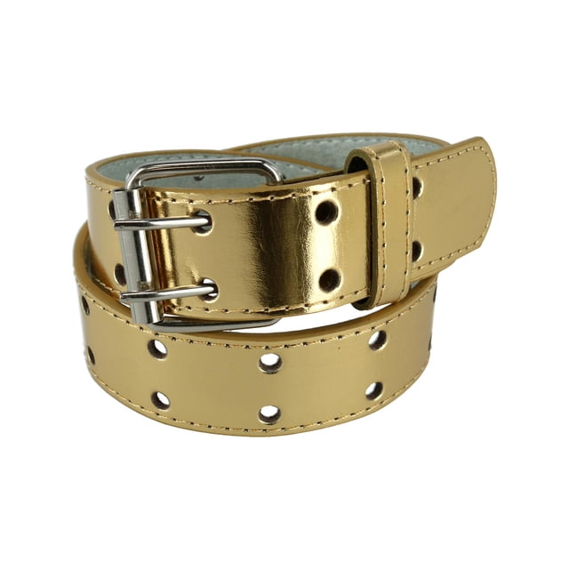 CTM® Kids' Leather Two Hole Jean Belt