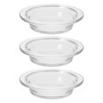 thumbnail image 3 of 3 Pcs Remplacement Chauffe-Huile Plat Chauffe-Cire Doublure Plat Plat Rond en Verre Bol à Bougie Assiette Plateau à Cire pour Cire Parfumée Lampe Aromatique, 3 of 9
