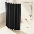 thumbnail image 4 of Washable Fabric Shower Curtain Liner Hotel Quality Machine Washable Bathroom Cloth Liner With Hooks, 4 of 4