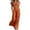 Orange, variant on HJYCHN Womens Jumpsuit Casual Loose Fit Sleeveless Stand Collar Commute Daily Piece Jumpsuits for Women BU2 M