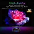 thumbnail image 3 of Boîtier Android tv Android 13 Boîtier tv Intelligent, Boîtier IPTV Wi‐Fi 4G+64 Go H616 8K Netflix Google Store Boîtier Multimédia Android, 3 of 4