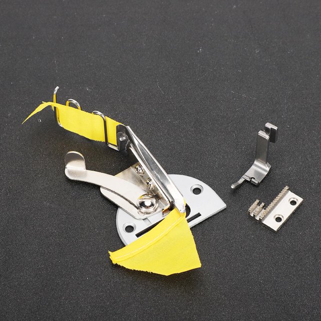 Sewing Machine Binder, Stainless Steel Sewing Attachment with Professional Sewing Processes, for Clothing Insole Wrapping
