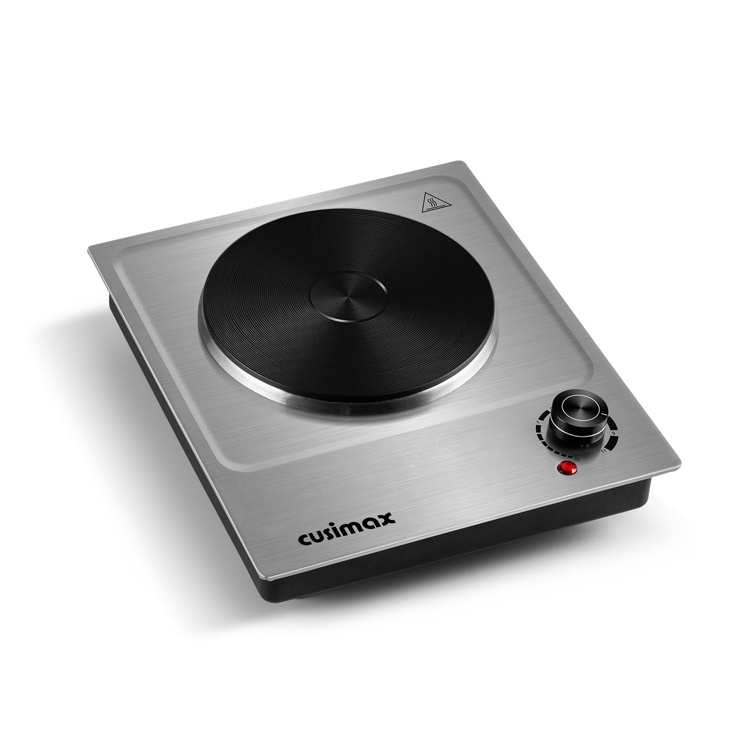 CUSIMAX 1500W Single Electric Hot Plate Portable, Stainless Steel Countertop Burner, Effortless to Clean for Hassle-Free Cooking,Halloween