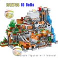 thumbnail image 1 of 1315pcs The Village Special Edition Building Blocks With Steve Action Figures Compatible My World Set Toy 21138, 1 of 6