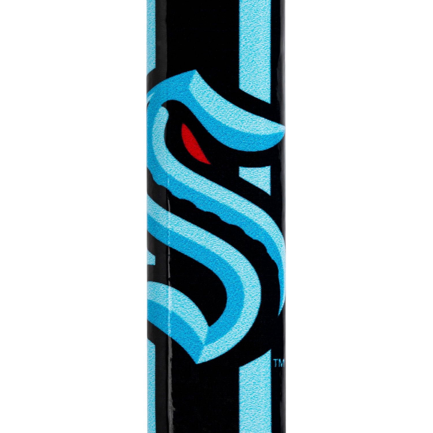 Franklin Sports Bâton de hockey de rue Kraken de la NHL - 48 po Jr pour gaucher