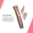 thumbnail image 4 of Tondeuse de finition rechargeable pour femmes Clean & Smooth de Wahl - Modèle 5537, 4 of 11