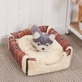 thumbnail image 4 of Lit de Sommeil Portable Détachable pour Chats Chien Chiot Doux Coussin Nids de Maison, 4 of 10