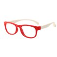 thumbnail image 1 of Kids Anti Blue Rays Glasses Light Blocking Eyeglasses Protection Flat Glassess Computer Computer Phone Anti UV Flat Goggles, C6 Red Frame, 1 of 8