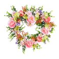 thumbnail image 3 of Abbracc 2024 Valentine Decoration Flower Rose Wreath Handmade for Table Centerpieces, 3 of 9
