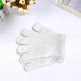 thumbnail image 2 of WUANDIXFA Fleece Winter Mittens for Baby and Toddler Knit Gloves Winter Warm Children's Gloves Monochrome Screen Gloves Travel and Ride White,One Size, 2 of 4