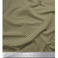 thumbnail image 1 of Soimoi Poly Georgette Fabric Diagonal Line Geometric Print Sewing Fabric Yard 42 Inch Wide, 1 of 3