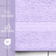 thumbnail image 3 of Mainstays Basic Washcloth, Soft & Durable, 100% Cotton, Purple, 3 of 7