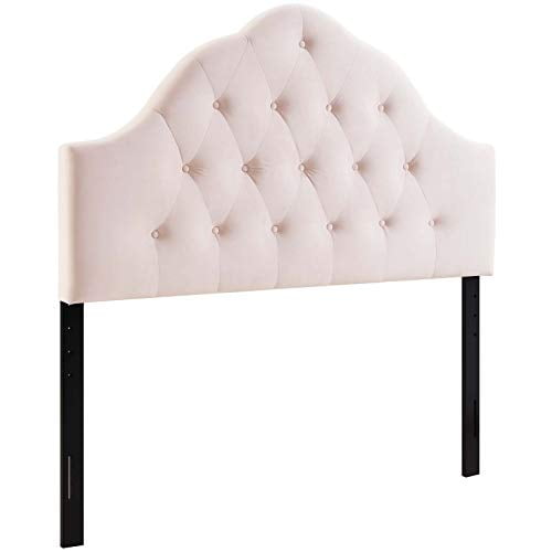 Modway Sovereign Full Diamond Tufted Performance Velvet Headboard, Pink