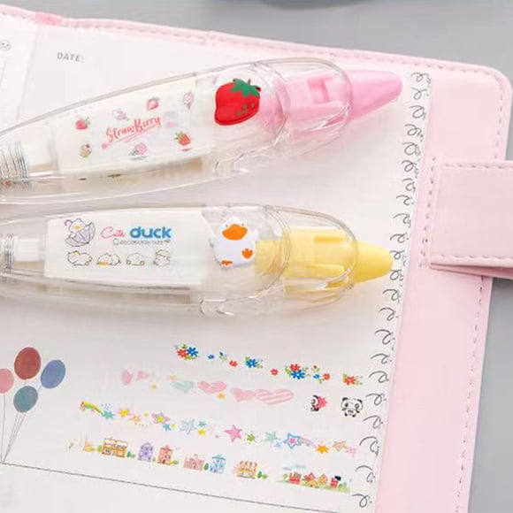 Baohd Stylo Décoratif Animal Type Presse Créativité avec Motifs Clairs Amusez-Vous de Créer un Cadeau Type 5