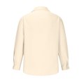 thumbnail image 4 of TIMIFIS Chemises Décontractées pour Hommes à Boutons, Mode d'Automne, Manches Longues, Col Rabattu, Blouse, Nouvelles Chemises Habillées Régulières Unies, 4 of 5