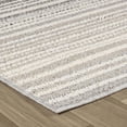 thumbnail image 3 of Rug Branch Jules Modern Indoor Area Rug, Grey Beige, Lines - Living Room, Bedroom, Dining Room, and Kitchen, 3 of 5