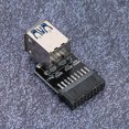 thumbnail image 4 of Computer Equipment Accessories,19PIN to 2-Port USB PI Nto Port US Adapter Port PI Nto Port US Adapter Converter Revolutionary Design, 4 of 8