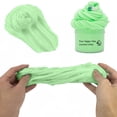 thumbnail image 3 of HCBY Pâte Nuage Sensorielle Ultra Douce / Jouet Anti-Stress Fidget & Slime Extensible / Kit de Slime DIY avec Accessoires (F Vert Pâle,70ml), 3 of 6