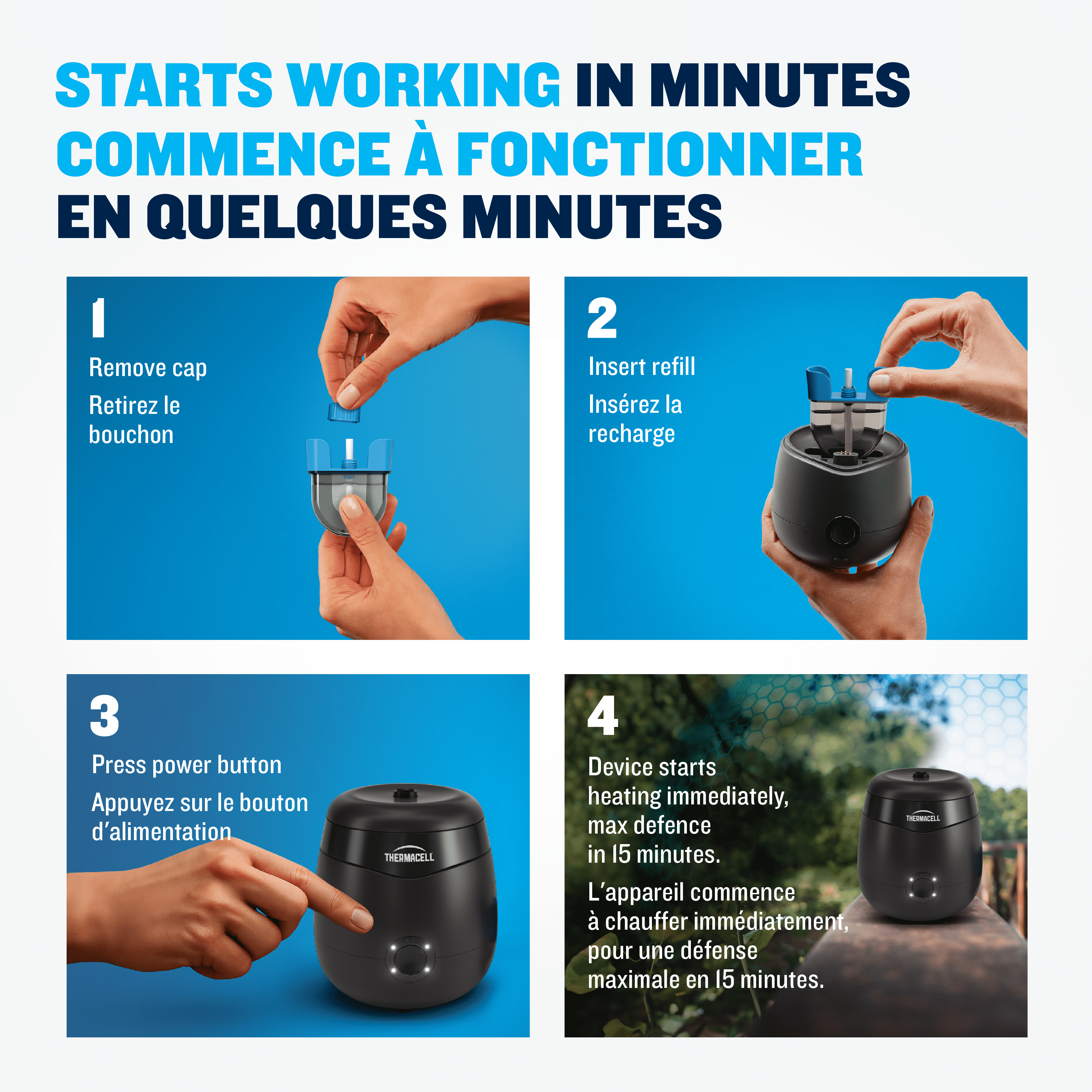 Thermacell Mosquito Rechargeable Repeller Refills; 36 Hours