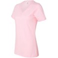 thumbnail image 3 of Bella Canvas 6405 Missy Jersey T-Shirt à Manches Courtes à Col en V, S, Rose, 3 of 6