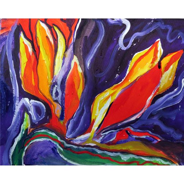 Betsy Drake TP545 Suspension Murale Extérieure Paradis Violet 24 x 30 Po
