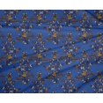 thumbnail image 4 of oneOone Polyester Lycra Fabric Leaves & Floral Block Decor Fabric Printed BTY 56 Inch Wide, 4 of 4