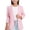 Pink, variant on Elegant Girls Long Sleeve Shawl Collar Formal Suit with Inner Pocket Open Front Design for Kids Stylish Occasions