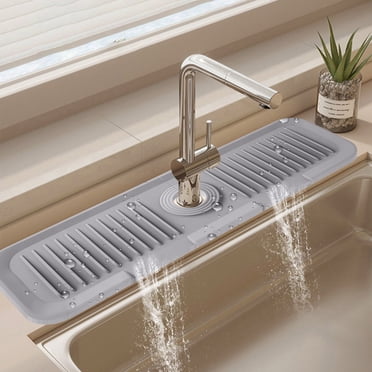 Meitianfacai Faucet Mat For Kitchen Sink Kitchen Sink Draining Mat Fast Drying Stone Sink Tray Sink Protectors Sink Faucet Mat Guard For Kitchen Bathroom Sink