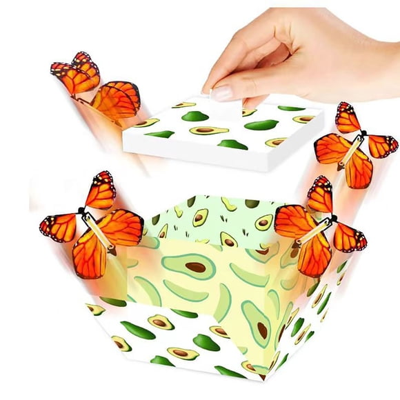 Ovzne Polygonal Gift Box Surprise Box Flying Box Butterflies Box Explosion Holiday Gift Box On Clearance