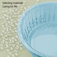 thumbnail image 4 of WRKEKC Clearance Round Collapsible Plastic Wash Basin - Multipurpose Camping/Kitchen Tub (30x30x11cm), 4 of 8