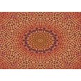 thumbnail image 1 of Ahgly Company Machine Washable Indoor Rectangle Transitional Orange Area Rugs, 2' x 4', 1 of 7