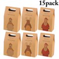 thumbnail image 1 of Christmas Treat Box Cartoon Creative Candy Treat Box Kraft Paper Box, 1 of 10