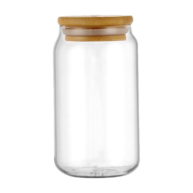 Dvkptbk Glass Products Personalized Birth Flower Glass Cup with Lid Straw and Straw Cleaner Brush Kitchen Essentials